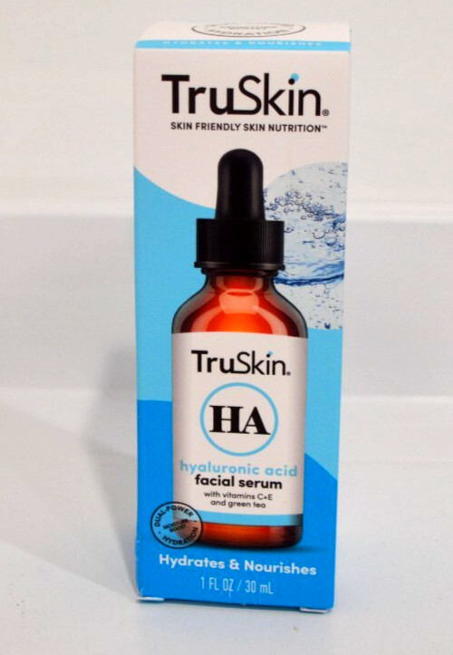 TruSkin HA Facial Serum 1 fl oz Hyaluronic Acid Vitamins C & E and Green Tea