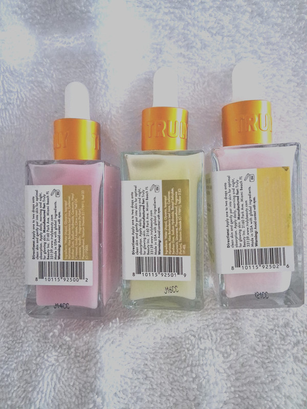 Truly Face Serum Bundle 1.7oz each Pineapple Glow,Fairy Lights,Unicorn Fruit gallery