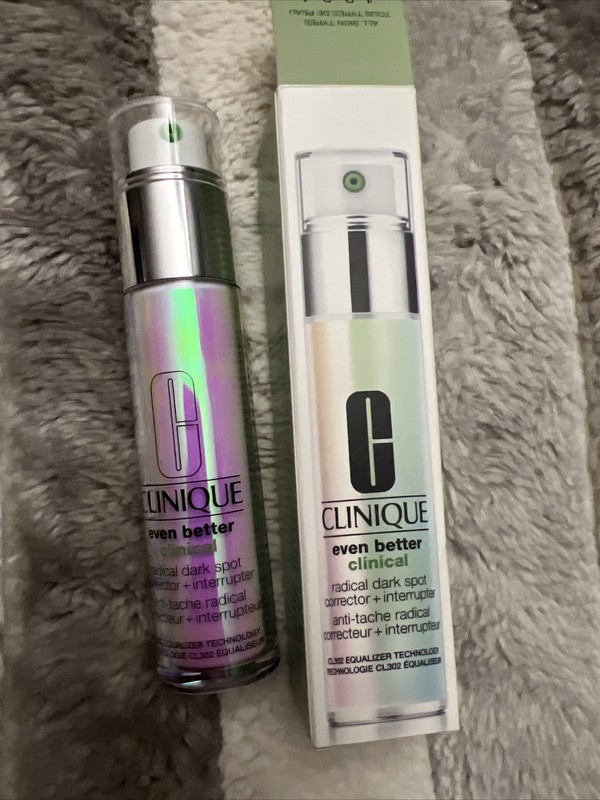 Clinique Clinical Radical Dark Spot Corrector + Interrupter – 1 oz New with Box