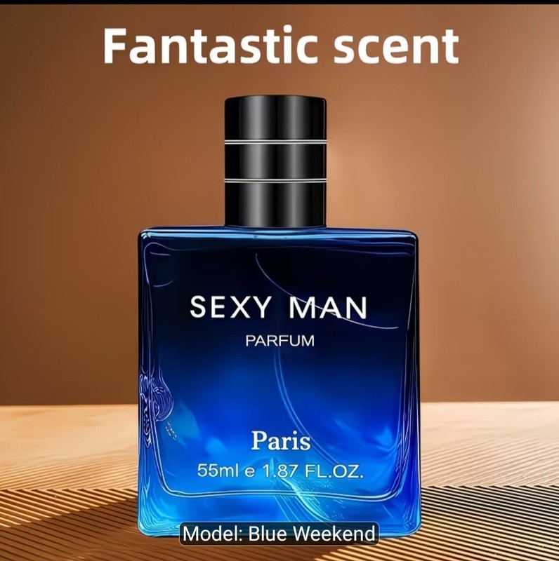 Sexy Man Parfum Paris Blue Weekend 55ml 1.87 fl oz Men’s Fragrance Long Lasting