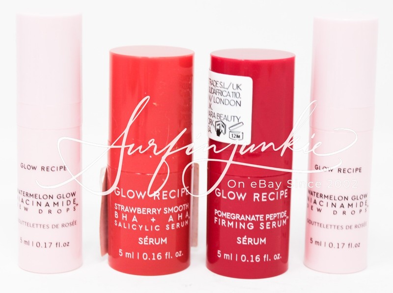 Glow Recipe Watermelon Dew Drops Strawberry Smooth Serum Pomegranate Mini 5 Pc
