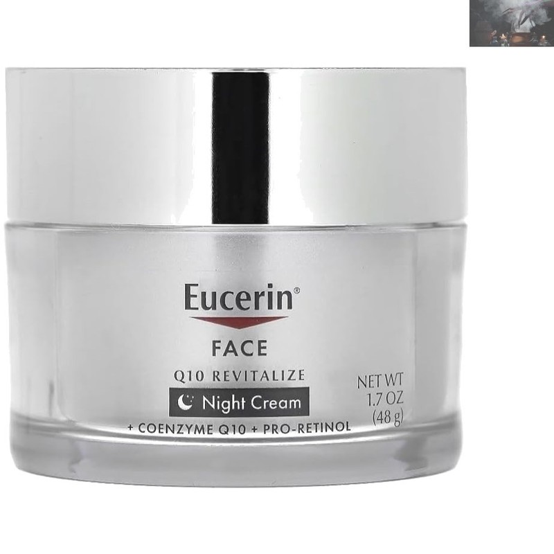 Q10 Anti-Wrinkle Night Cream for Sensitive Skin | Pro-Retinol Formula 1.7 Oz