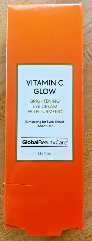 Global Beauty Care Vitamin C Eye Cream Brightening with Turmeric 0.5 oz New