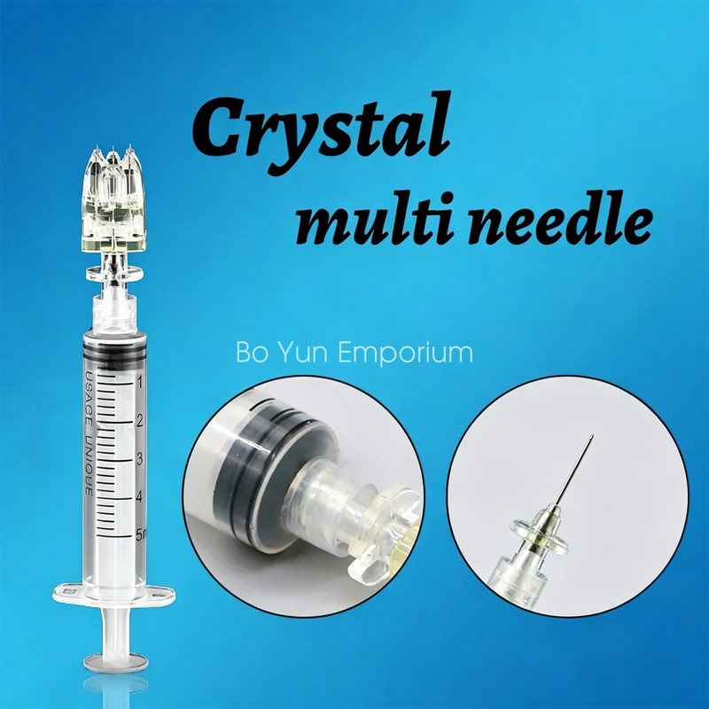 Crystal Multi Needle 5 Pin Mesotherapy Microneedle Replace Needle for Skin Care