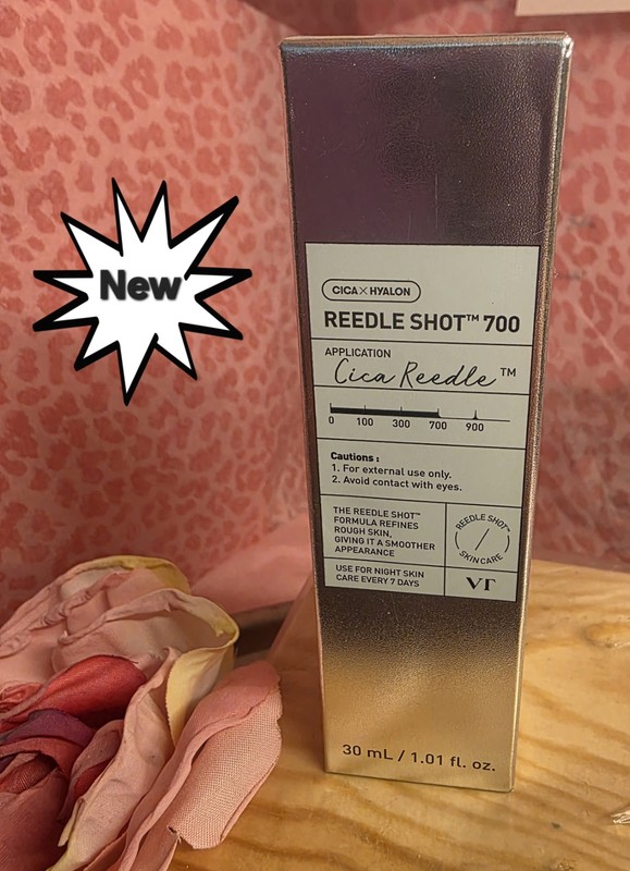 VT Cosmetics CICA Reedle Shot 700 Microneedling Spot Treatment Serum 1oz Exp2027