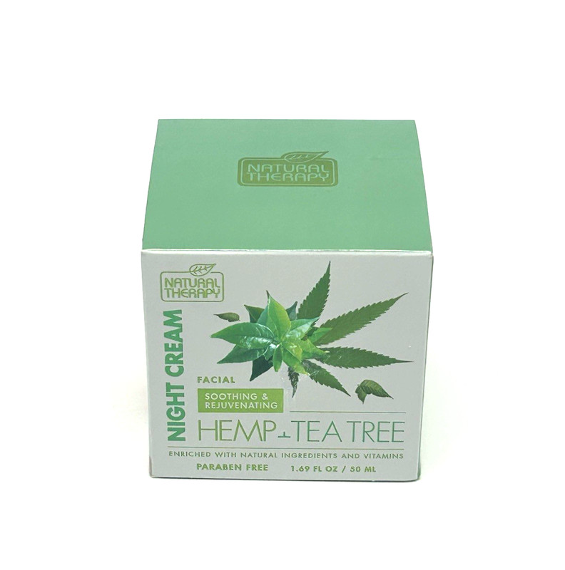 Natural Therapy Hemp + Tea Tree Hydrating & Purifying Night Cream 1.69oz gallery