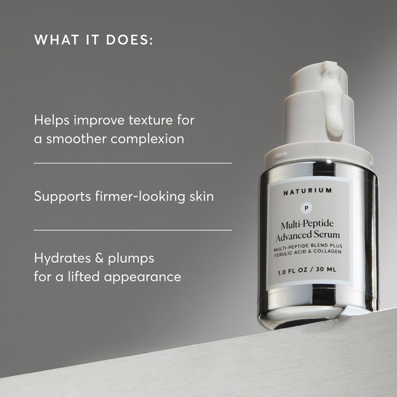 Multi-Peptide Advanced Serum, Firming & Smoothing Face Serum for Fine Lines &... gallery