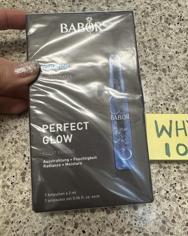 BABOR PERFECT GLOW 7 Ampoules HYDRATION .06oz/2mL Each X7 $