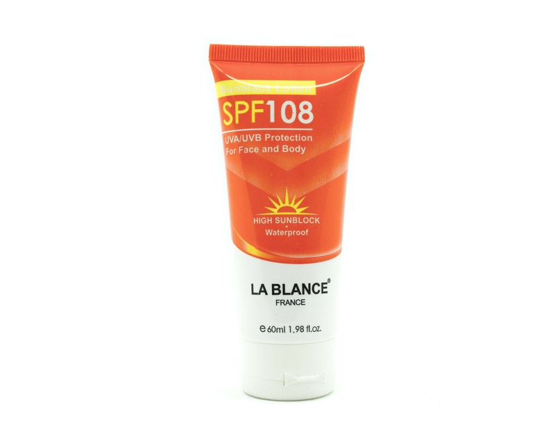 La Blance SPF 108 UVA/UVB Waterproof Protection 1.98 fl oz/60mL x 24 PK Exp 2030 gallery