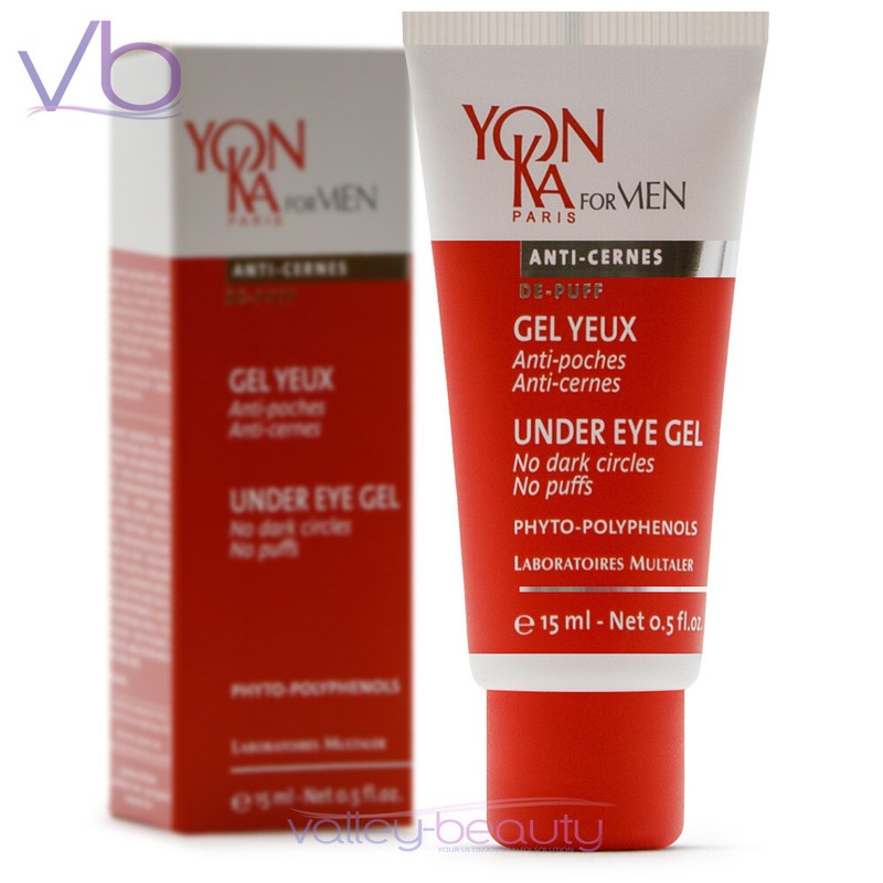 YONKA FOR MEN Under Eye Gel | Puffiness & Dark Circles Relief Cream EXP 11/2026