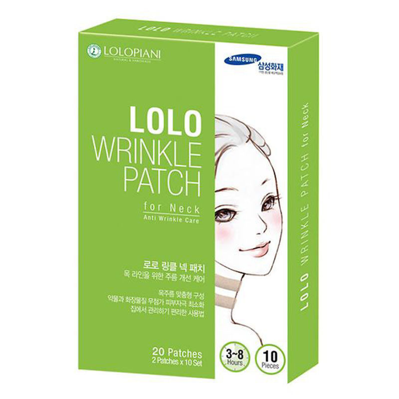 LOLO Wrinkle Patch For Neck Care Anti Wrinkle Care 10 Sheets Korea Beauty gallery