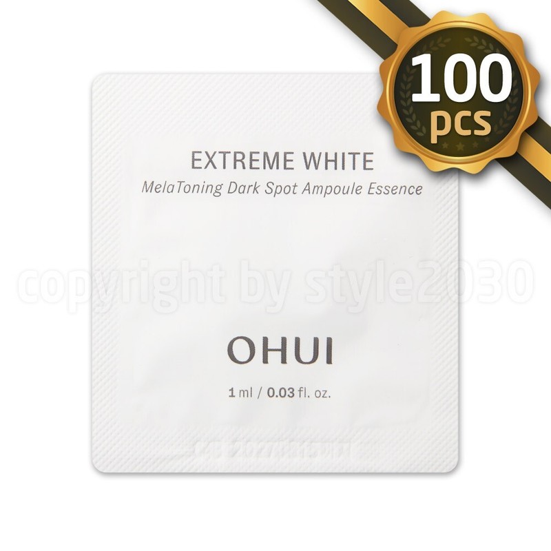 O HUI Extreme White MelaToing Dark Spot Ampoule Essence 1ml x 100pcs OHUI