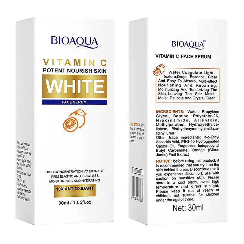 BIOAQUA Vitamin C Face Serum Moisturizing Essence Repair Face Skin 30ml gallery