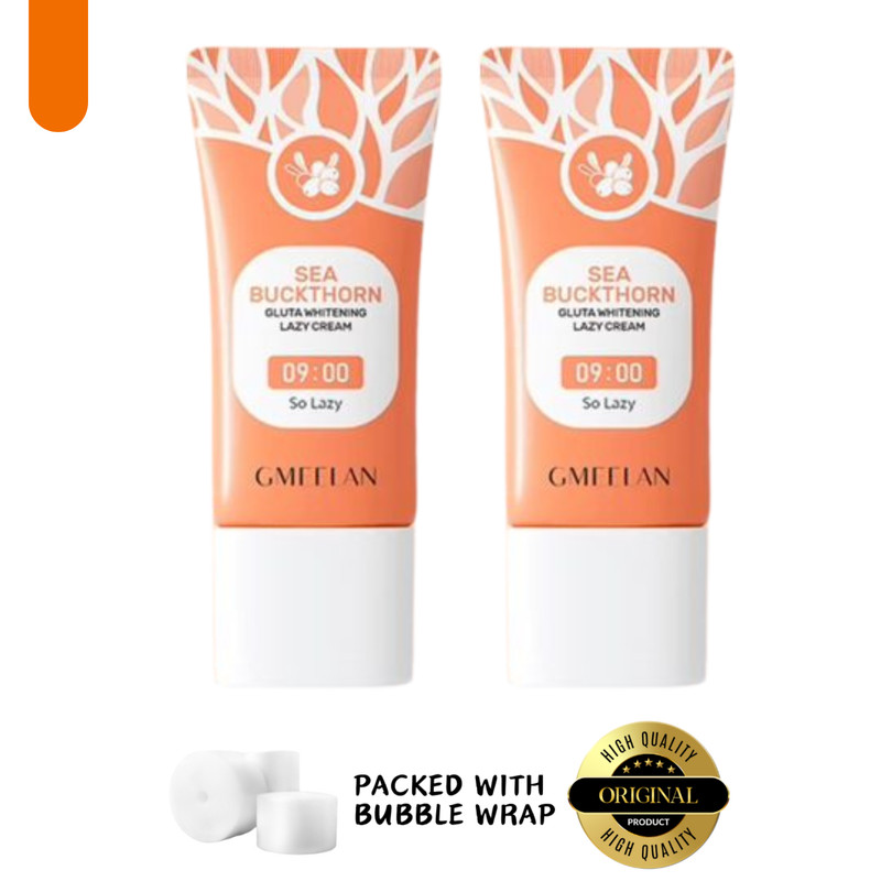 2 x GMEELAN Sea Buckthorn Gluta Whitening Lazy Cream Brightening & Anti-Dullness