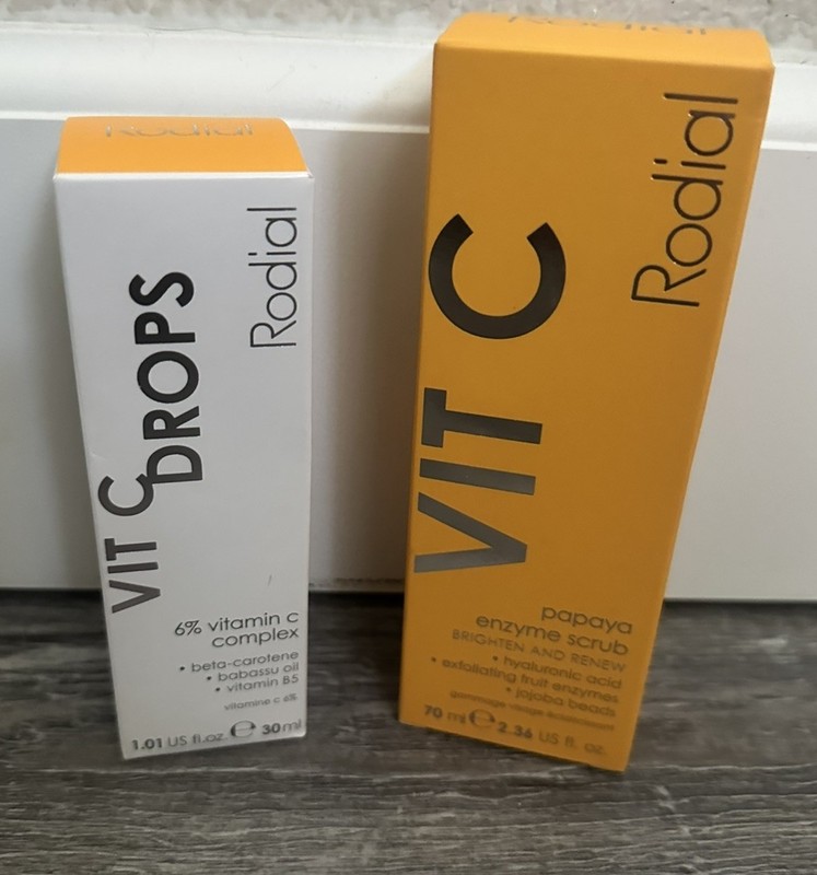 LOT Rodial Vit C Drops 6% Vitamin C Complex 30 ml papaya enzyme scrub 70ml ~$145 gallery