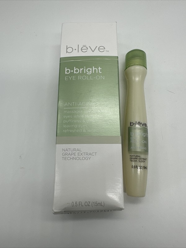 Bleve BBright Eye Roll-On Anti Aging Natural Grape Extract 0.5oz Rare B.leve gallery