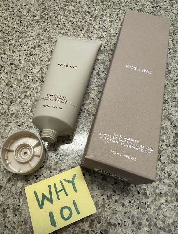 Rose Inc Skin Clarity Gentle Exfoliating Cleanser 4oz/120mL FULL SZ SEALED BOX gallery