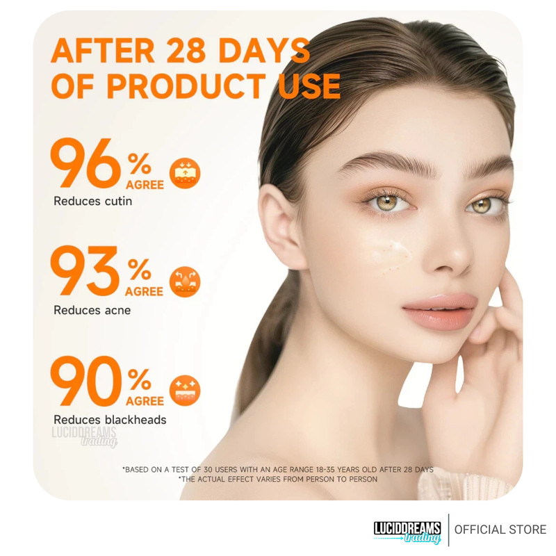 Gmeelan Orange Enzyme Gel 50g Gentle Exfoliating Face Scrub Brightening New gallery