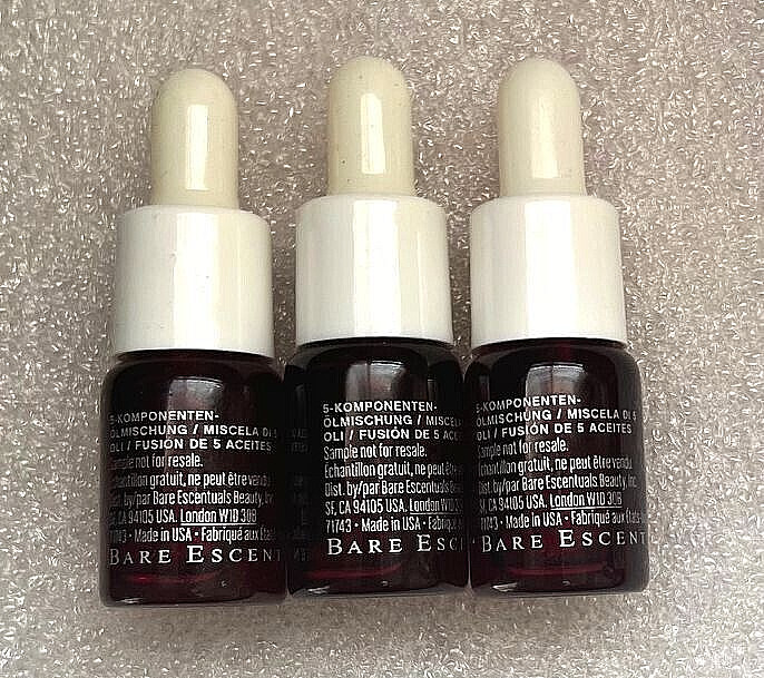 3 x bareMinerals Mineralixirs 5-Oil Blend, Beauty Oil for Face, .10 fl oz / 3 mL gallery