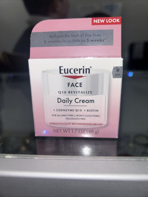Eucerin Q10 Anti-Wrinkle Face Cream 1.7OZ./48g New In Box