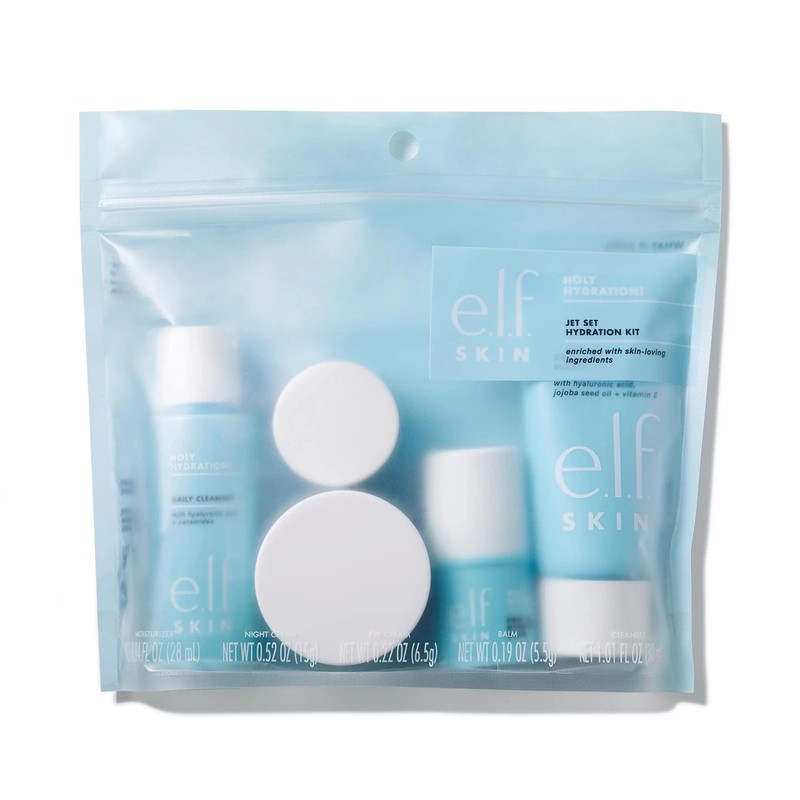 e.l.f. SKIN Holy Hydration Jet Set Hydration Kit Travel Friendly Hydrating Sk…