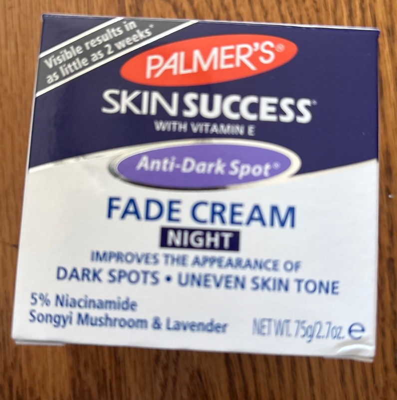 Palmer’s Skin Success Anti-Dark Spot Night Cream, Retinol & Niacinamide, 2.7oz.