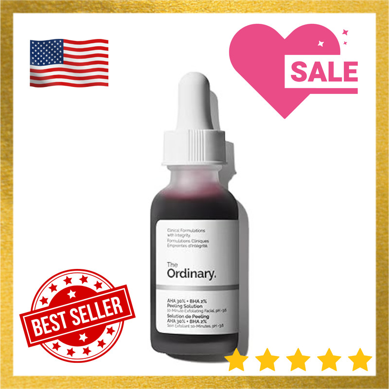 The Odinary AHA 30% + BHA 2% Peeling Solution | USA SELLER | Authentic in Box