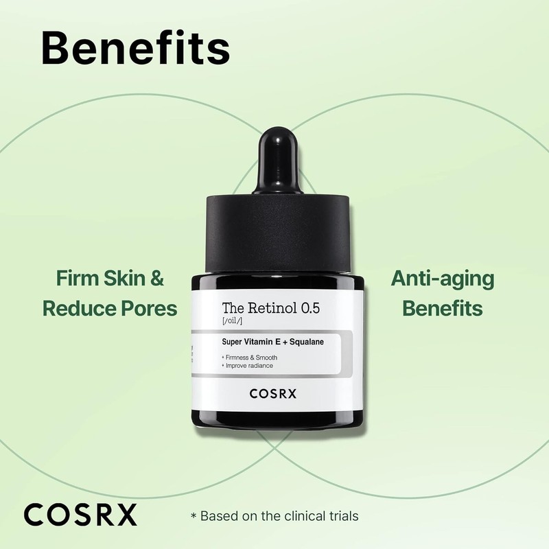 COSRX Retinol 0.5 Oil, Anti-aging Serum with 0.5% Retinoid Treatment for Face gallery