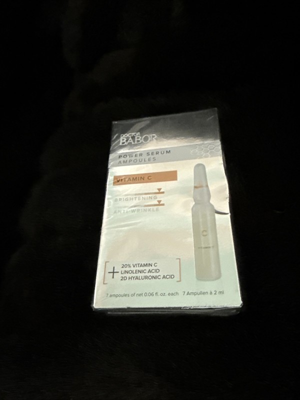 Babor Power Serum Ampoules VITAMIN C X 7 Ampoules x .06oz/2 ml Each NIB Sealed