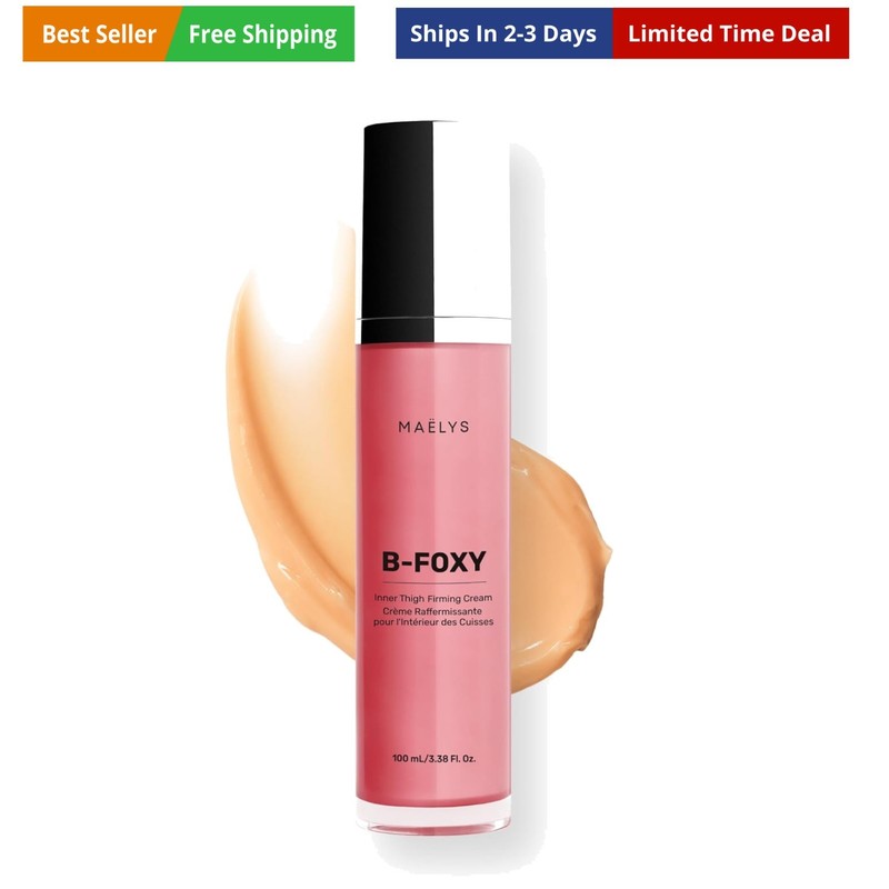 B-FOXY Inner Thigh Firming Cream – Skin Tightening and Firming for Women – Wi…