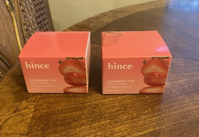Hince Kingsberry Vita Night Cream 1.69 Fluid Ounces Exp 4/27 Lot Of 2 New