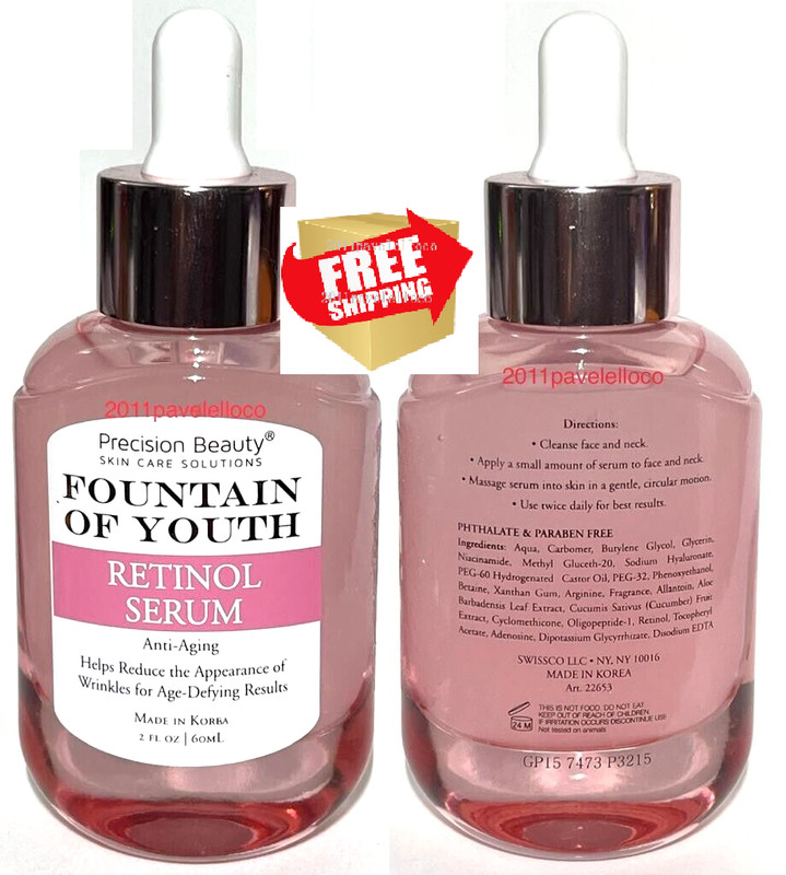 Precision Beauty skin care Fountain of Youth ~ RETINOL SERUM ~ Anti-aging 2 oz