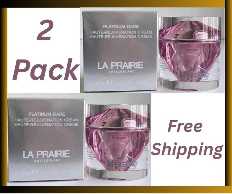 La Prairie Platinum Rare Haute-Rejuvenation Cream 30ml New Sealed Pack of 2
