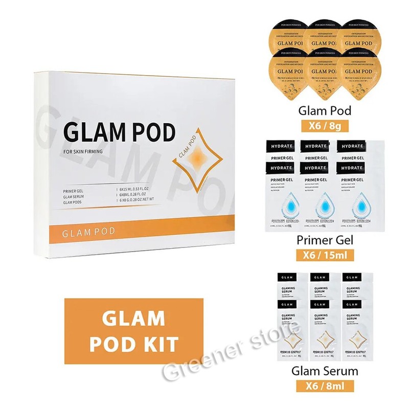 Glam Pod for Aqua Facial Machine CO2 Pods Bubble Skin Care Revive Capsules Gel