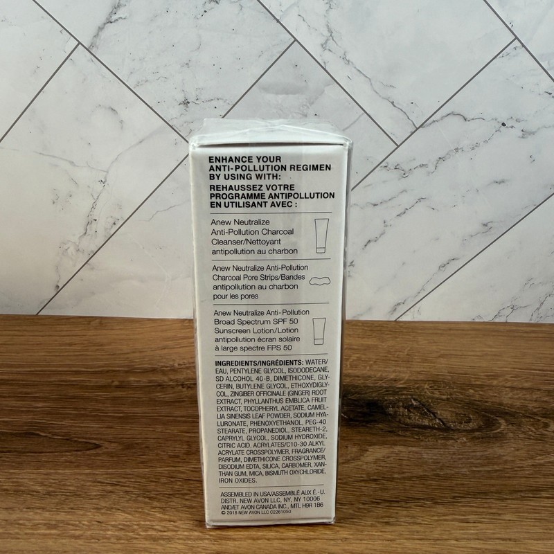 Avon Anew Neutralize Anti-Pollution Serum 30ml 1 fl oz Matcha Ginger New Sealed gallery