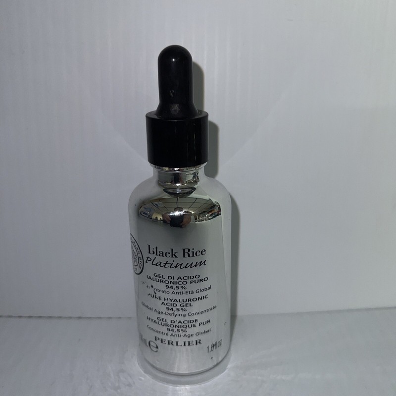 Perlier Black Rice Platinum Face Serum.NWOB