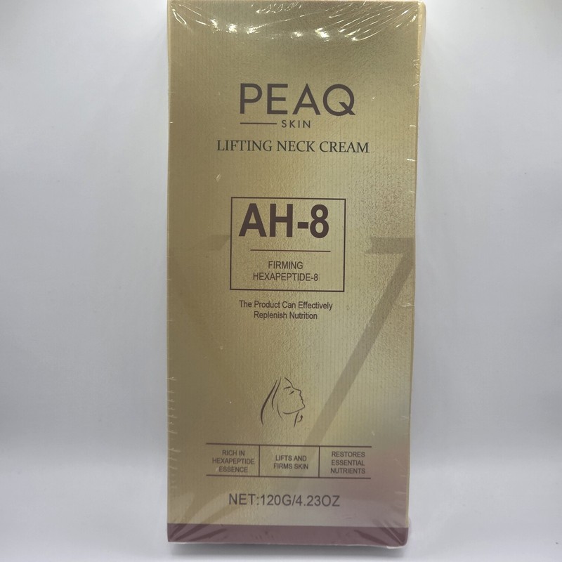 PEAQ Skin AH-8 Firming Lifting Neck Cream Hexapeptide-8 4.23 oz/120g Anti Aging