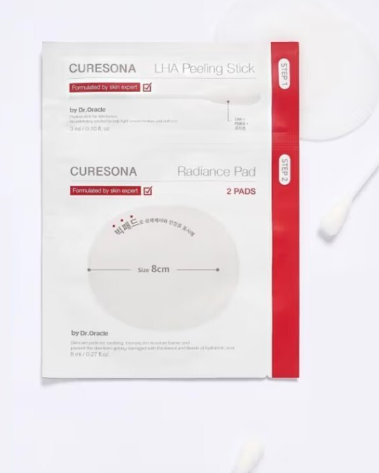 Dr.Oracle CURESONA Radiance Glow Care Kit (1 cotton swab & 2 pads) x 5 sheets