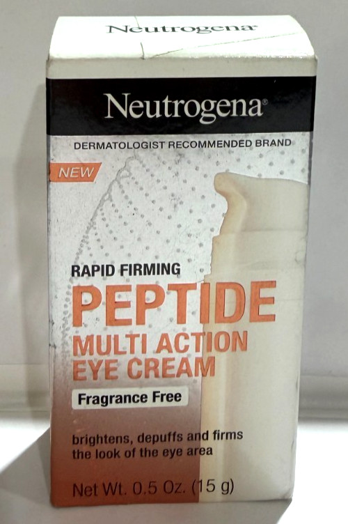 Neutrogena Rapid Firming Eye Cream with Peptides 0.5 fl oz- DMG BOX