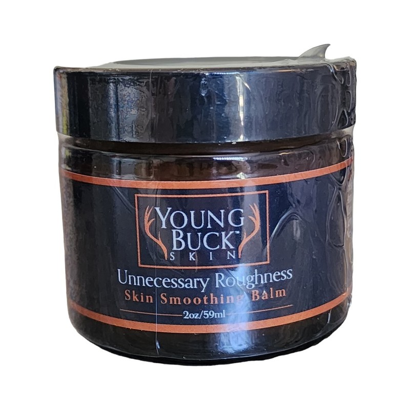 Young Buck Skin Unnecessary Roughness Skin Balm 2oz New/Sealed