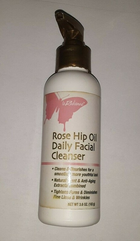 3.6oz LA RADIANCE ROSEHIP rose hip OIL DAILY FACIAL CLEANSER unsealed NWOB