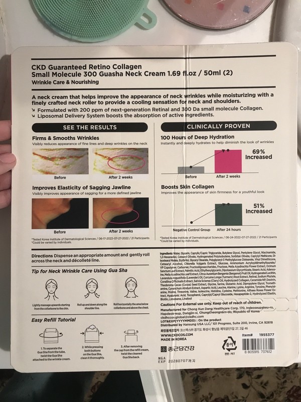 CKD Retino Collagen Guasha Neck Cream - 2 Pack gallery