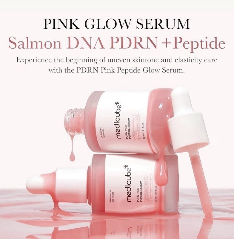 Medicube PDRN Pink Peptide Serum 1.01 fl oz– SALMON DNA | Anti-Aging Care 1/2PCS gallery