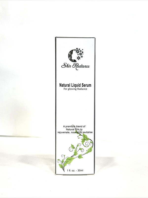 Skin Radiance Natural Liquid Derma Roller Face Serum for Glowing Radiance, 1 Oz gallery