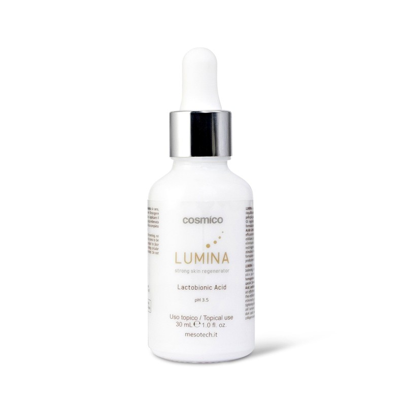Cosmico Lumina AHA Exfoliating Serum Glycolic Lactic Acid Face Glow Resurfacing gallery