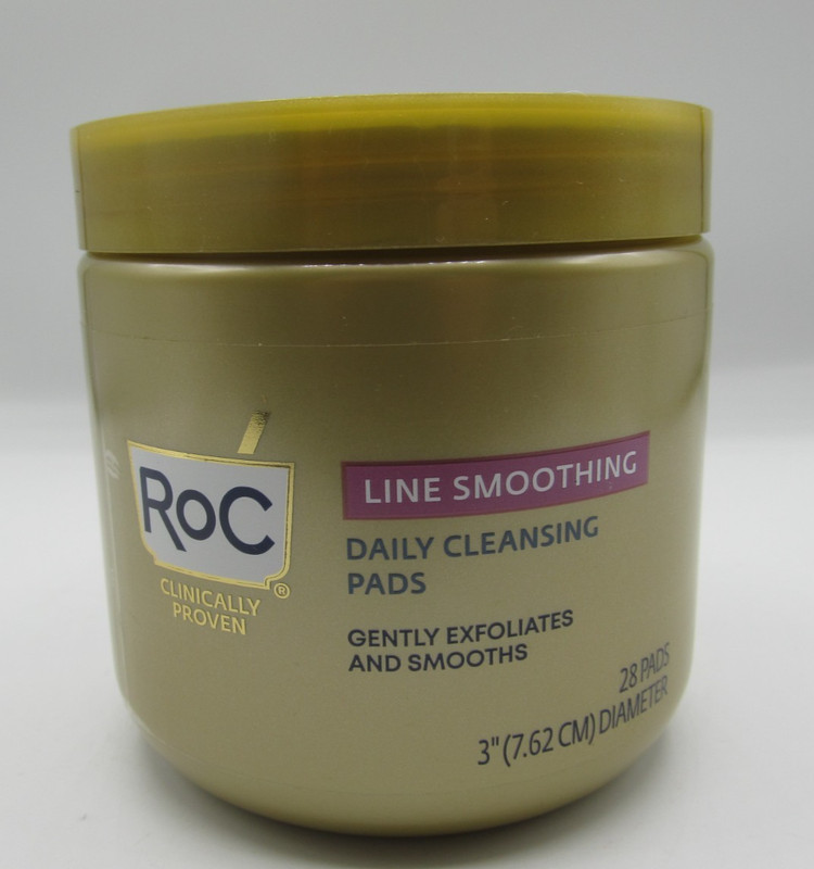 RoC Line Smoothing Daily Cleansing Pads 28ct 3" Gentle Resurfacing Disks gallery