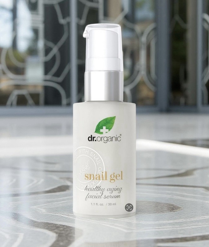 Dr. Organic Snail Gel Healthy-Aging Face Serum Hydrate Soothe Restore Tone 30ml