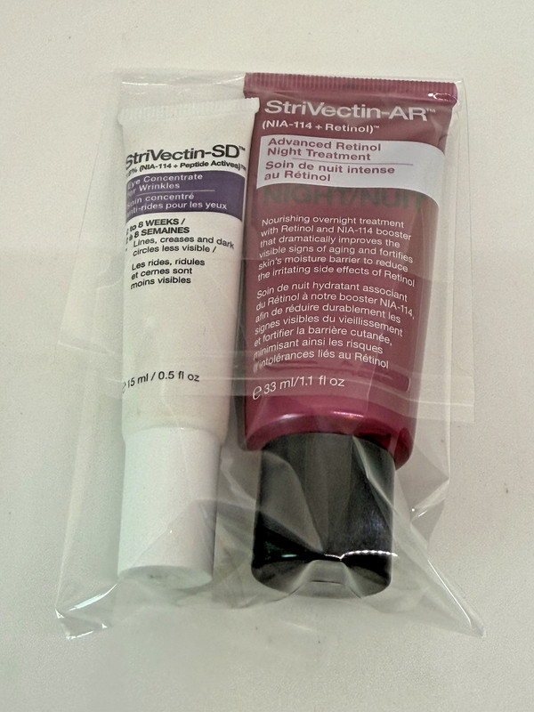 STRIVECTIN-AR NIA-114 Advanced Retinol Night Cream 1.1oz & Eye Concentrate 0.5Oz gallery
