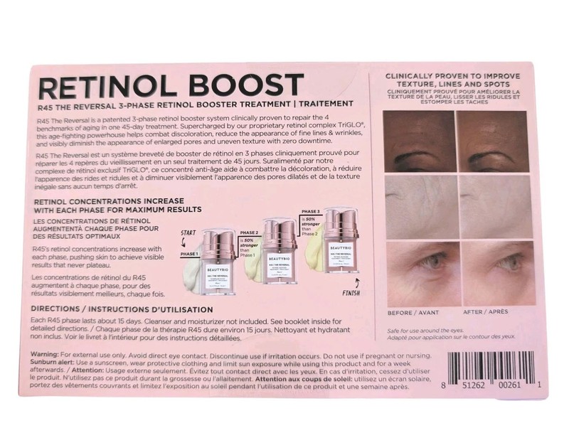 BeautyBio R45 The Reversal Phase 1-3 Skin Transforming Treatment-NEW In BOX gallery
