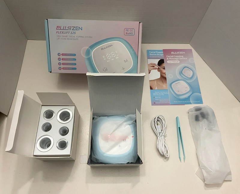 -Open Box- Pulszen Flexlift 12S 3-In-1 Smart Facial Cupping System